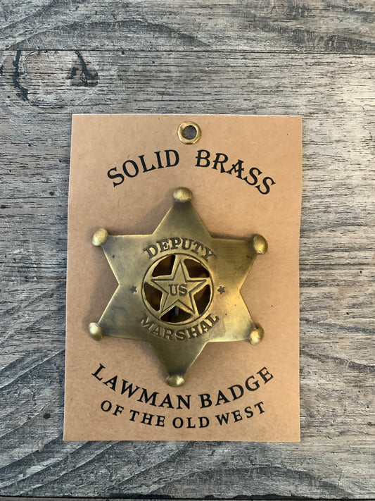 US Deputy Marshal-Lawman of the West badge