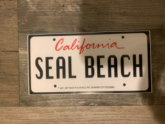 Seal Beach California Bumper Sticker