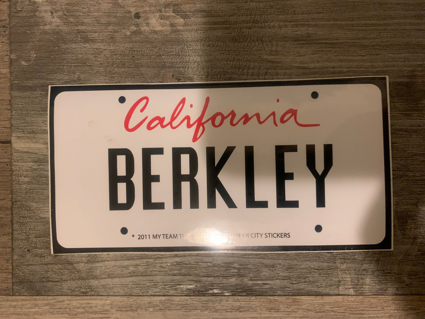 Berkley California Bumper Sticker