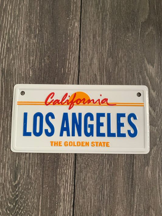 Los Angeles Bike Aluminum License Plate-small