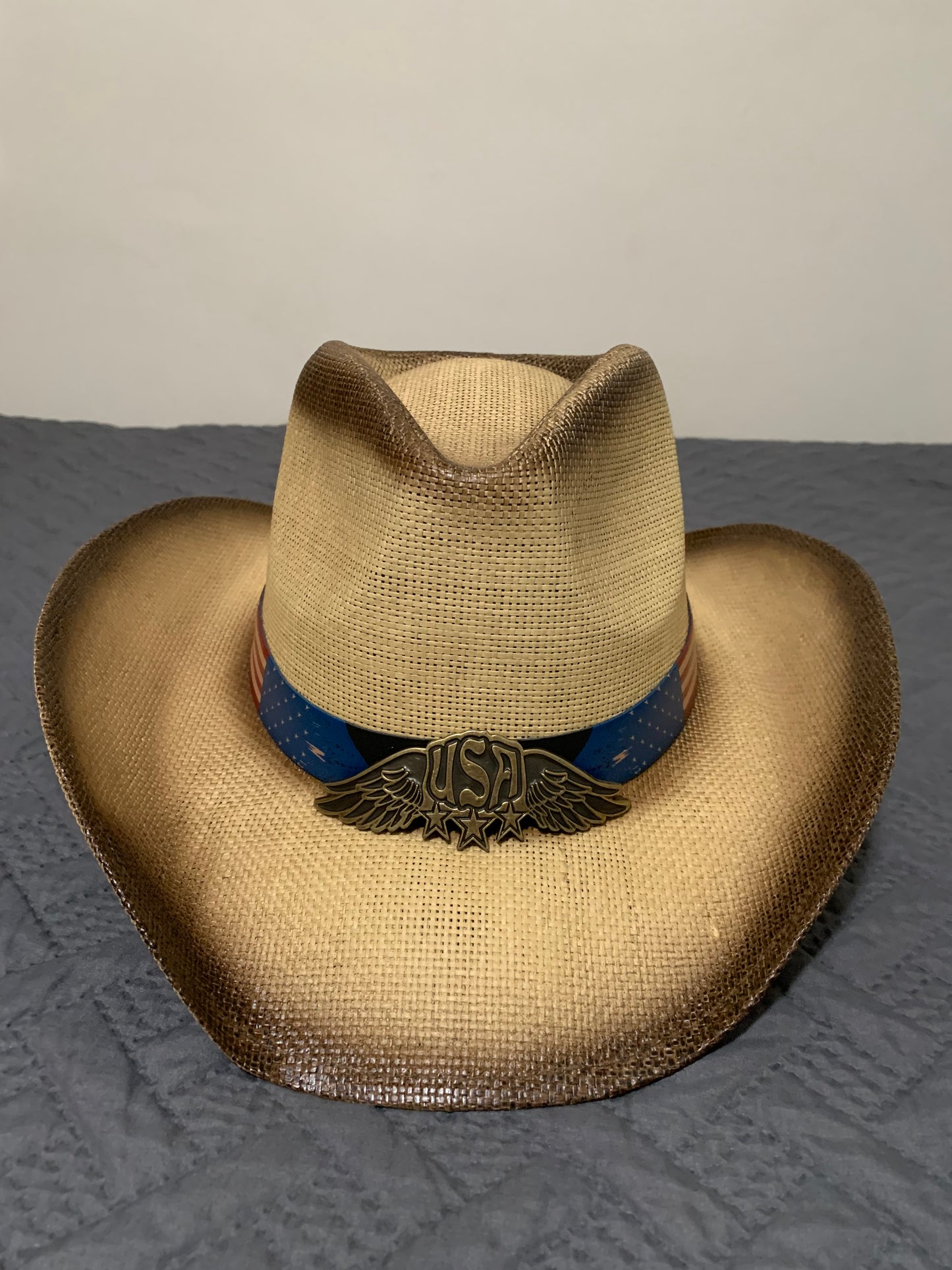 Western Cowboy 100% Straw Hat -one size