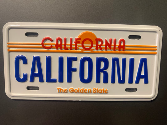 California Bike License plate magnet