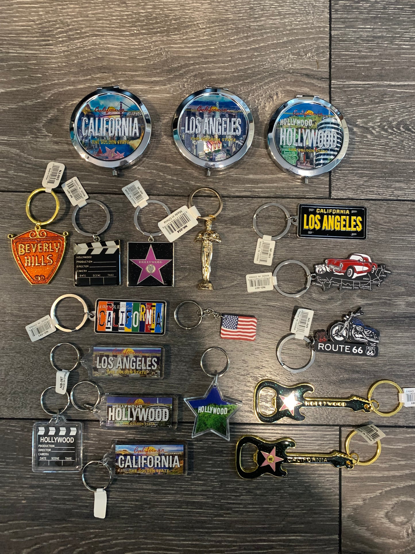 Hollywood Walk of Fame metal key-chain