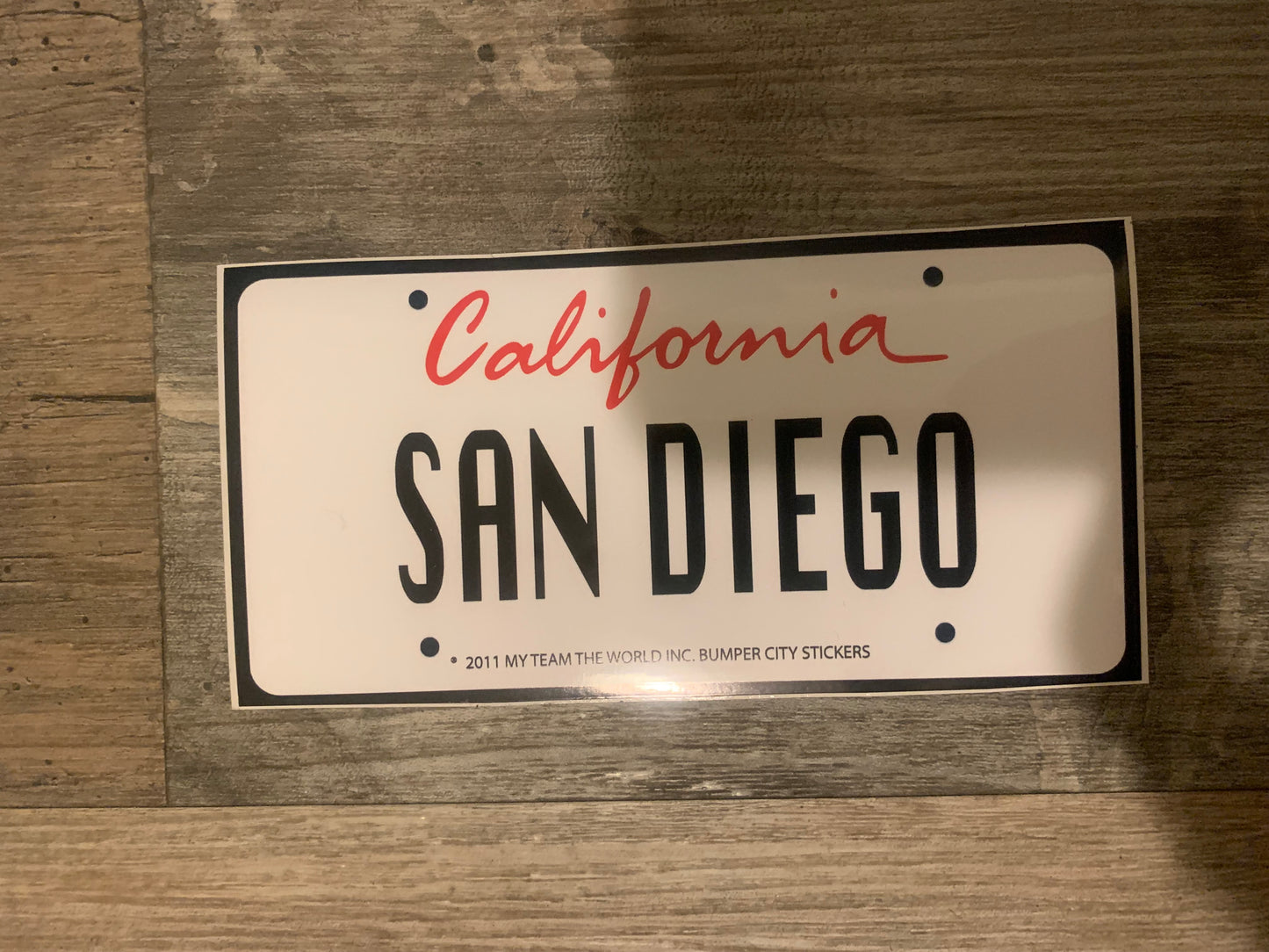 San Diego California Bumper Sticker