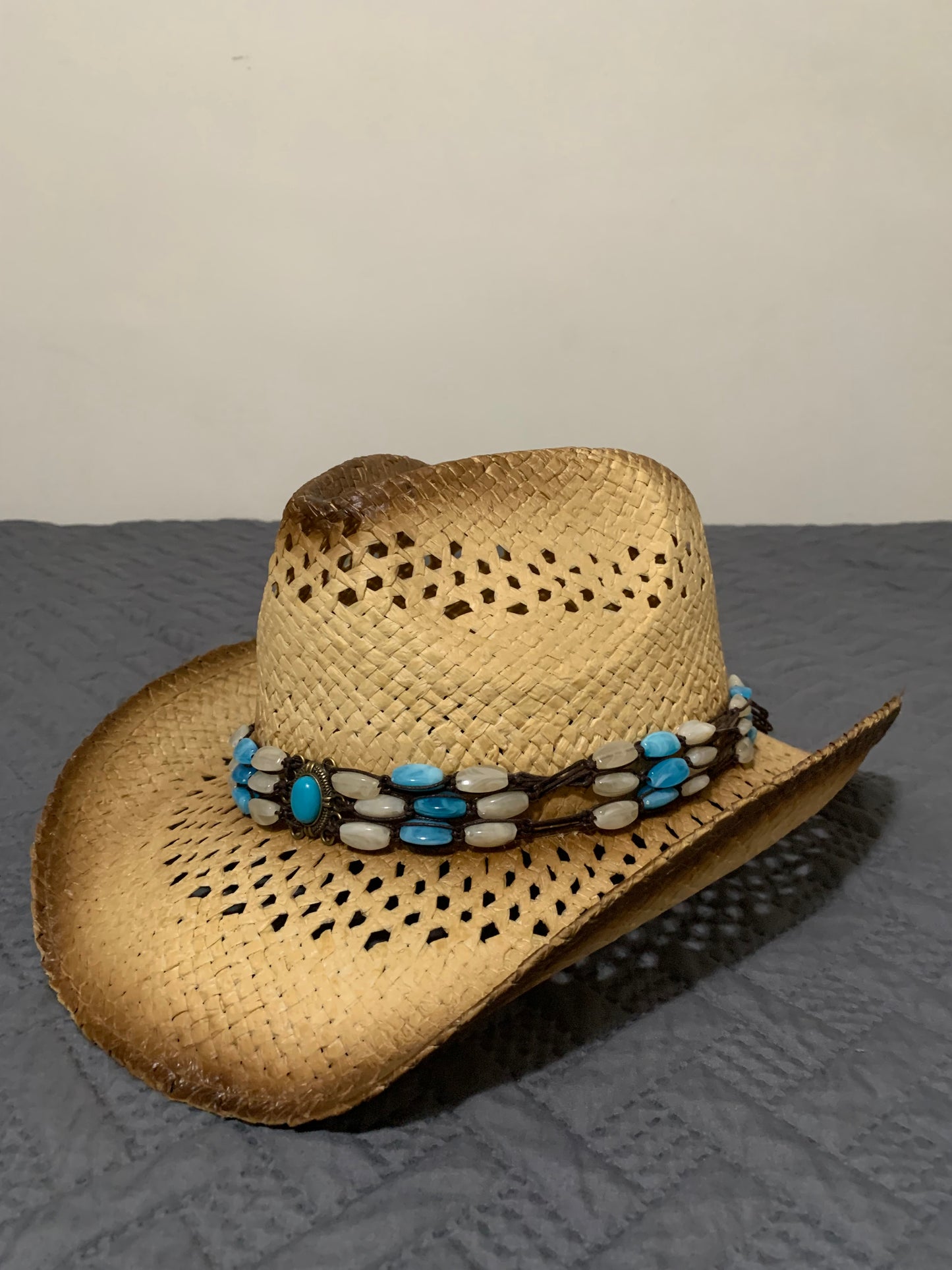 Western Cowboy 100% Straw Hat -one size ST-065