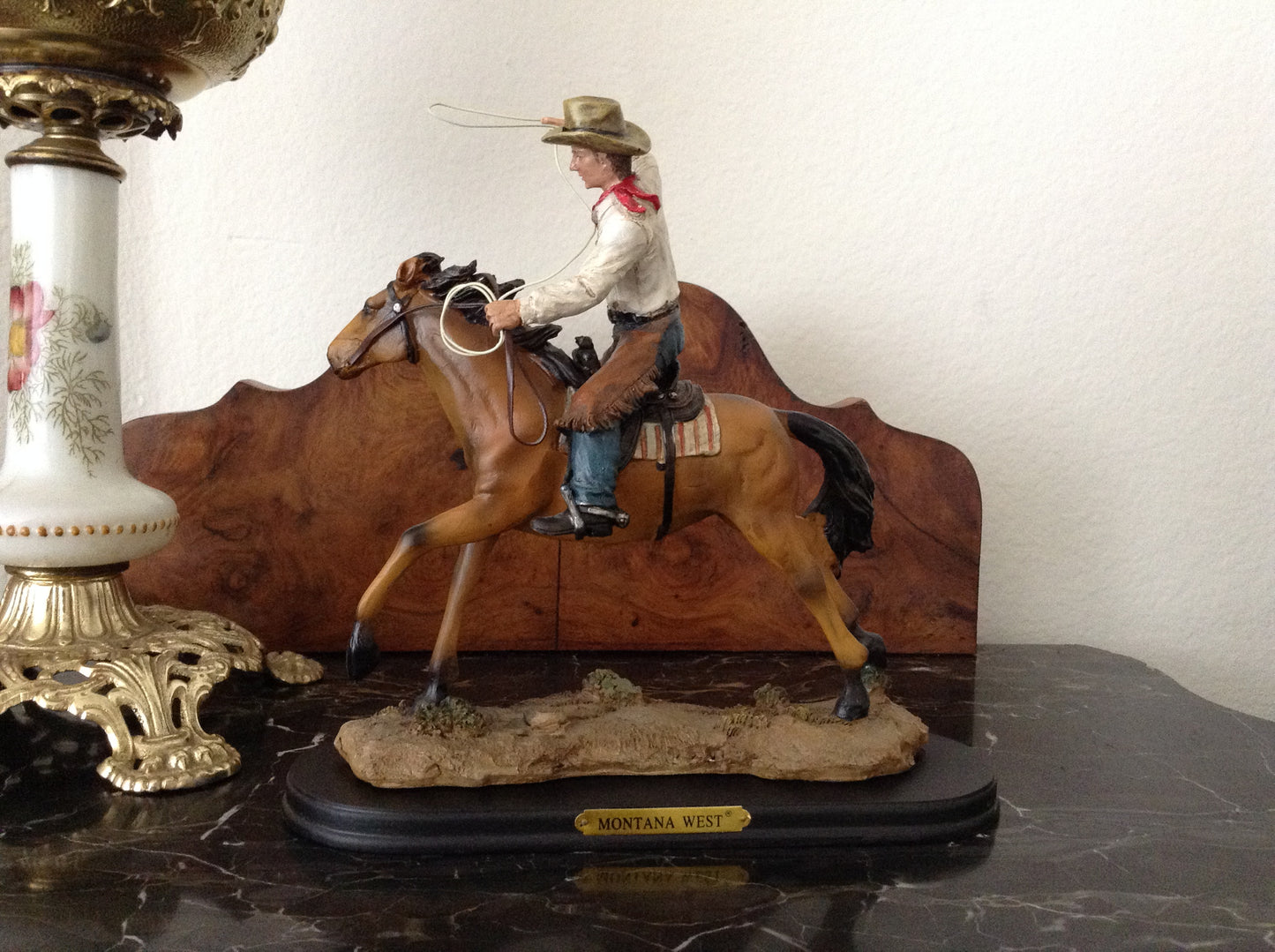 Western cowboy horse rider Montana West